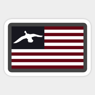 Duck Hunter Flag Sticker